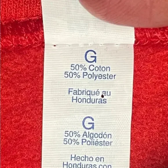 women’s YELLOWSTONE “ALL I WANT FOR CHRISTMAS IS RIP” red hoodie NWT size large - Picture 6 of 7